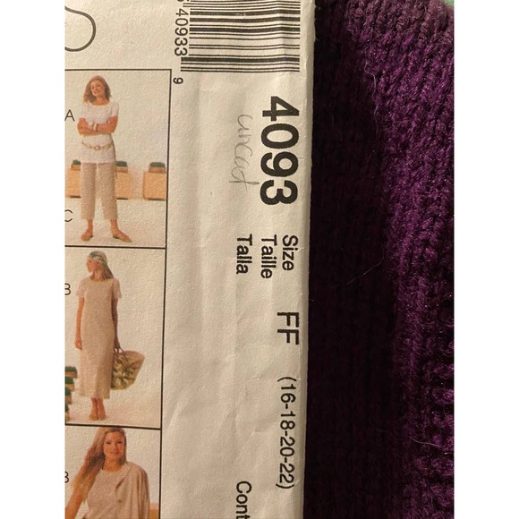 McCalls Sewing pattern4093 suit sewing pattern sz16 18 20 22 - Picture 2 of 6